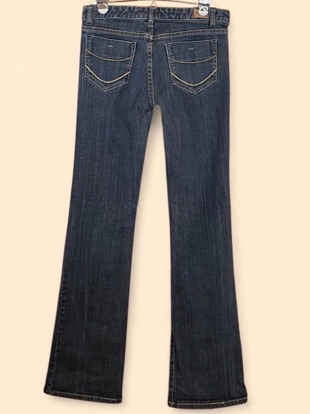 Y2K Ecko Red Bootcut Jeans Size 5 Low Rise Dark Wash Stretch Denim Rhino Logo